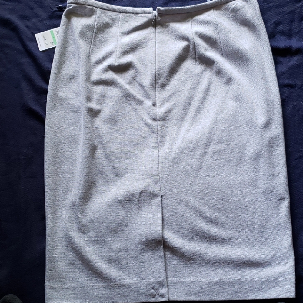 Calvin Klein Gray Cotton Skirts - Picture 2 of 6